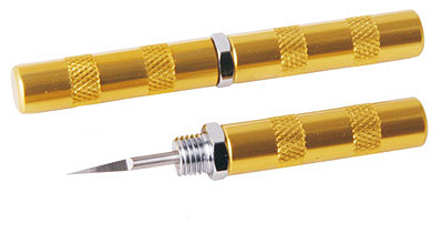 Pulitore ago e duse per aerografo universale in alluminio