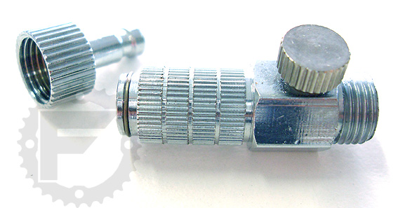 Sgancio rapido con regolatore dell'aria attacco 1/8